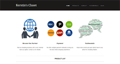 Desktop Screenshot of kerstinscloset.com
